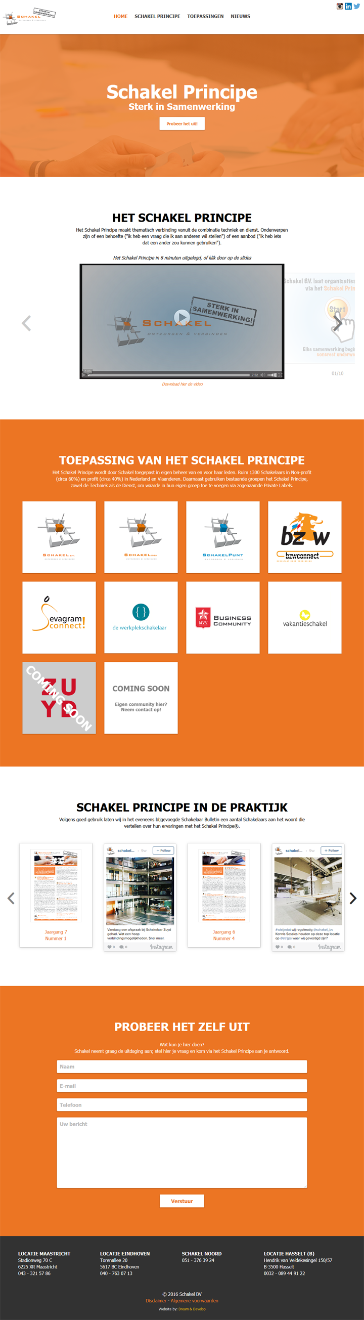 Website Mockup for Pit Groeihuis